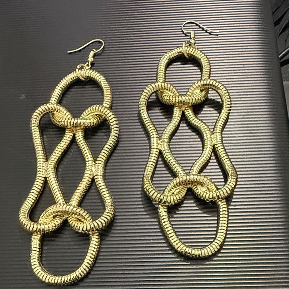 Sassy Jones Gold Bracelet and Earring Set - Picture 2 of 4